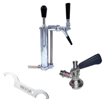 Image de Set avec pompe picnic avec robinet à piston 3/4 sortie Co2, KEG: Type A