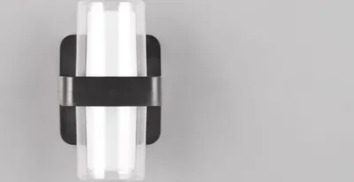 Produktbild von Reality Limeira LED Wandleuchte 2x SMD, 3,5W Schwarz Matt warmweiss