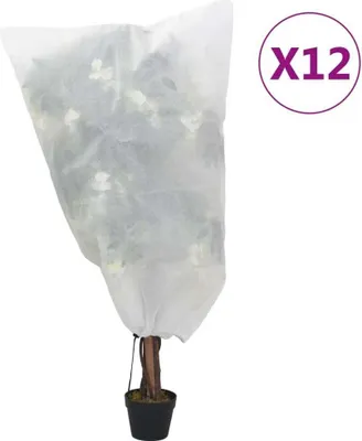 Produktbild von Wintervlies mit Kordelzug 12 Stk. 70 g/m² 0,8x0,8 m