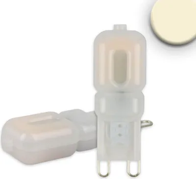 Produktbild von LED Lampe G9 2W, 3000K warmweiß, 360° Abstrahlwinkel, 48x16x16 mm