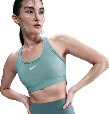 Obrázek produktu pro Nike W Nk Swsh Med Spt Bra Cannon/White Cannon/White S
