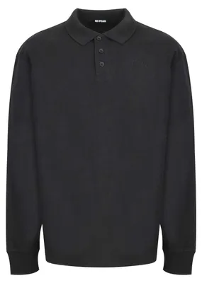 Produktbild von No Fear - Poloshirt für Herren, Langärmlig GT35194 (L) (Schwarz)