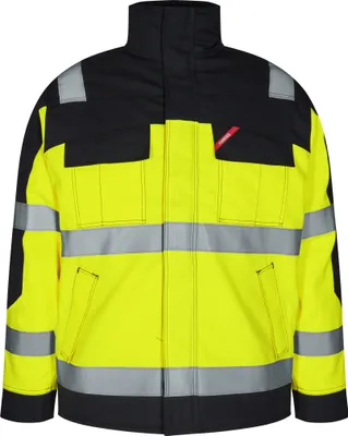 Produktbild von F. Engel Safety+ EN ISO 20471 Multinorm Winterjacke, Gelb/Schwarz, Gr. 6XL