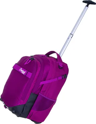 Produktbild von Schultrolley 3 Teile Set Elephant Hero Signature Trolley Rucksack Trolly Sporttasche Mäppchen Box Mädchen Premium mit Rollen Räder 12994 Wild Berry (Violett Lila) tsm