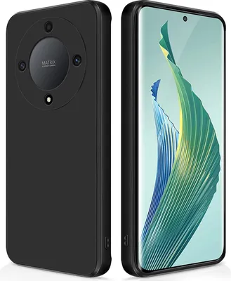 Obrázek produktu pro Silikonové pouzdro pro Honor Magic 5 Lite Protective Cover Matt Black Backcover Pouzdro na mobilní telefon