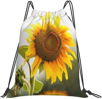 Productafbeelding van Rugzak met trekkoord - Bloemenprint - One Size