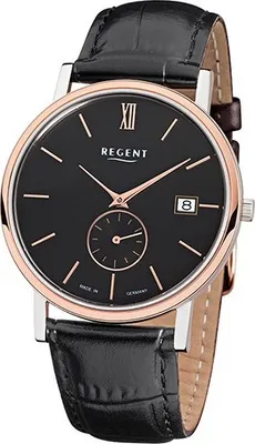 Produktbild von Regent Armbanduhr schwarz GM-1453 Herren Analog-Quarzuhr URGM1453