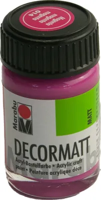 Produktbild von Marabu 1401 39 014 Decormatt Acryl, Magenta 014, 15 ml
