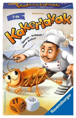 Produktbild von Ravensburger Mitbringspiel Schnelligkeitsspiel Kakerlakak 23391