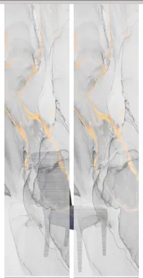 Produktbild von MARMOSA Schiebegardine, halbtransparent, Bambusoptik, 260x60 cm