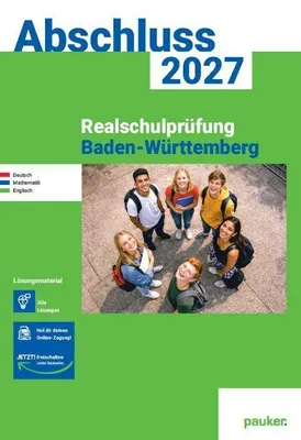 Produktbild von Realschule Baden-Württemberg | pauker Lösungsband 2027