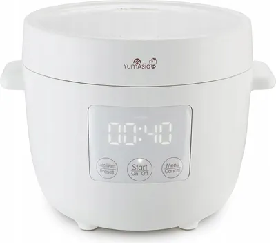 Zdjęcie produktu dla Yum Asia Tsuki Mini Ryżowar Ceramiczna Misa Shinsei 0.45L LED 220V Biały