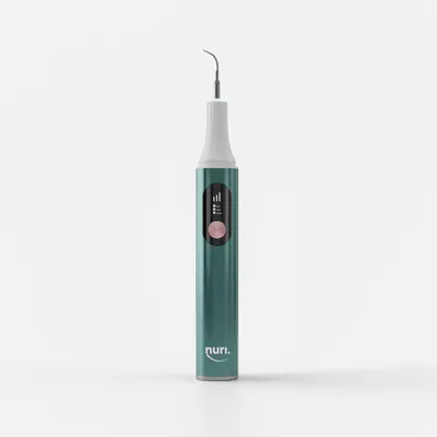 Produktbild von NURI Elektrischer Zahnreiniger Entfernung Von Zahnstein Mit Ultraschall - Grün