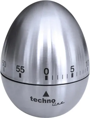 Zdjęcie produktu dla Technoline KZW II, Mechaniczny minutnik, Srebrny, 60 min, 6,1 cm, 75 mm, 110 mm