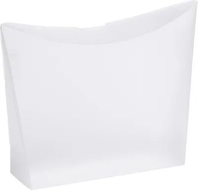 Produktbild von Kunststoff Geschenkbox Colorz, Frosty Geschenkbox aus Polypropylen-Kunststoff, Format 20x6x20cm WEISS FROSTED 10 St.