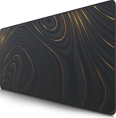 Immagine prodotto di Titanwolf Gaming Mouse Pad XXL, 900 x 400 x 3 mm, tappetino da scrivania, lavabile, retro antiscivolo, velocità e precisione, Abstract Lines 2