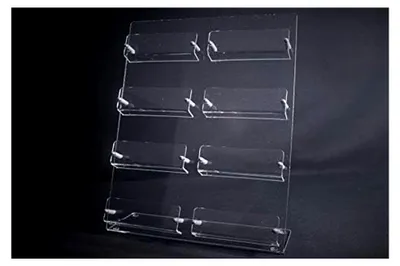 Produktbild von Visitenkartenständer mit 8 Fächern aus Acrylglas