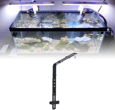 Verstellbare Aquariumlichthalter aus Aluminium