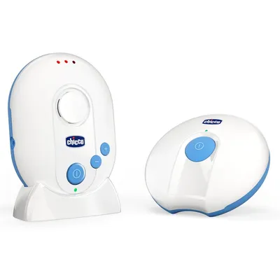 Produktbild von Chicco 00007661000000, DECT-Babyfon, 1 Kanäle, 300 m, 1880 - 1900 MHz, Blau, Weiß, Akku