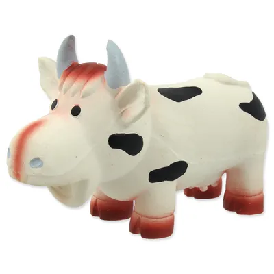 Obrázok produktu pre Hračka DOG FANTASY Latexová krava so zvukom 18 cm 1 ks