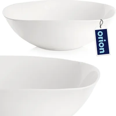 Obrázek produktu pro Orion mísa na salát Mísa na salát Mísa na svačinu Mísa Skleněná mísa bílá LUNA 25 cm 2 L