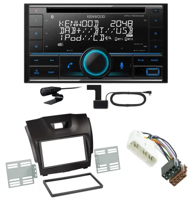 Produktbild von Kenwood DPX-7300DAB Bluetooth Digitalradio USB CD Einbauset für Isuzu D-Max 2