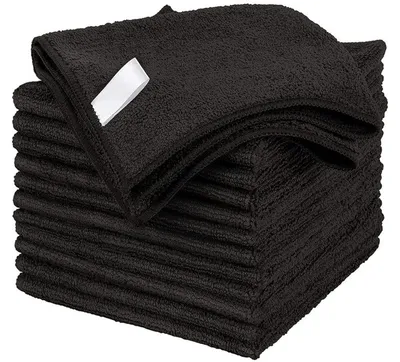 Produktbild von Mikrofaser Reinigungstücher 12er Set, 30 x 30 cm, schnelltrocknend & streifenfrei, Allzwecktücher für Auto, Haushalt, Dusche und Camping