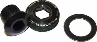 Produktbild von Kurbelschrauben-Set Truvativ M 15/M 26 11.6900.002.160 Alu selbstanziehend, schwarz (1 Set)