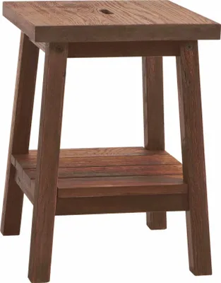 Produktbild von HASENA Oak Wild Hocker Nachttisch Ludo Wildeiche coffee
