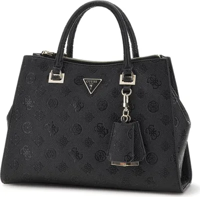 Produktbild von Stilvolle Damen Handtasche mit Schultergurt und Kontrastdetails - Schwarz