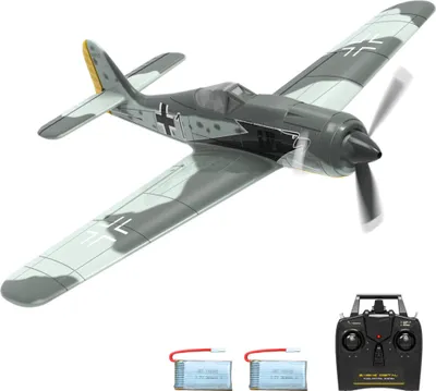 Obrázok produktu pre Eachine Mini FW190 400mm rozpätie krídel 2.4G 4 kanálový 6-osový gyroskop XPilot stabilizačný systém EPP RC lietadlo, 2 batérie RTF s diaľkovým ovládaním