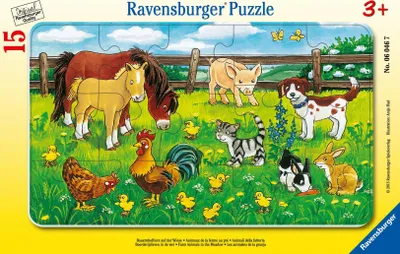 Produktbild von Pz. Bauernhoftiere auf Wiese 15T.