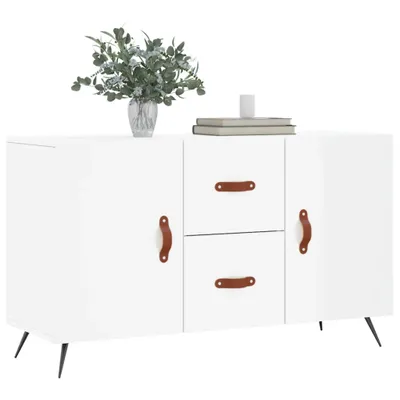 Obrázok produktu pre vidaXL Príborník vysoký lesk biely 100x36x60 cm Materiál dreva