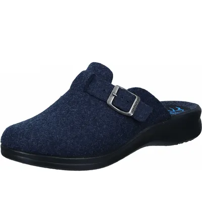 Immagine prodotto di Fly Flot pantofole donna pantofole pantofole feltro di lana, misura:40 EU, colore:Blu