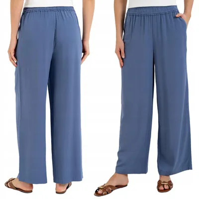 Immagine prodotto di Moraj | Pantaloni da donna - Taglia 100 - Pantaloni estivi blu - Pantaloni ampi - Viscosa, pantaloni in viscosa