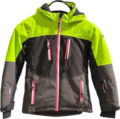 Produktbild von Killtec Skijacke für Mädchen mit Kapuze und Schneefang, Farbe:Schwarz, Kinder Größen:152