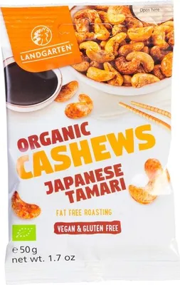 Productafbeelding van Landgarten Cashewnoten Japanse Tamari (50 gr)
