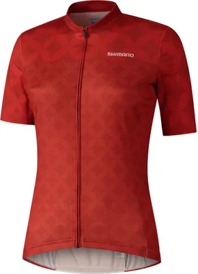 Produktbild von Shimano W's MIZUKI Short Sleeve Jersey,   Red