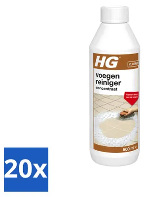 Produktbild von 20 x HG Fugenreiniger Konzentrat - 500 ml - Vorteilspackung - 20 Stücke