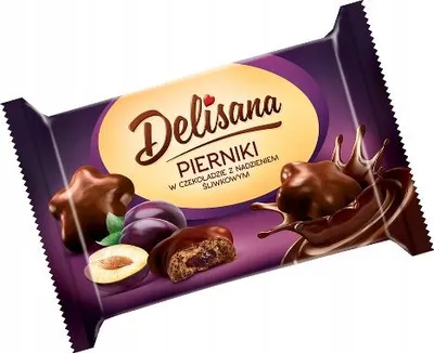 Obrázok produktu pre Czekolada Del Piern z nadzieniem śliwkowym 200 g