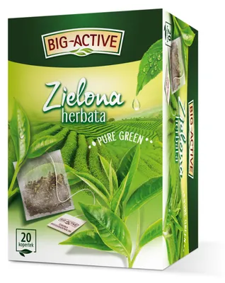 Zdjęcie produktu dla Big-Active - Herbata zielona Pure Green (ekspresowa) (20tb x 1,5g)