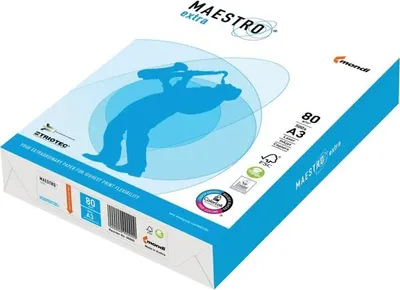 Produktbild von Kopierpapier Maestro Extra DIN A3, 80 g/qm, weiß, 500 Blatt