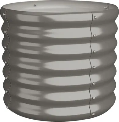 Produktbild von vidaXL Pflanzkübel Verzinkter Stahl 40x40x36 cm Grau