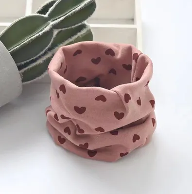 Obrázok produktu pre Detské šatky, šály pre bábätká a deti, bavlna, ultraľahké, zateplivé, pohodlné, pekné, s potlačou, rúrkové, kruhové, s O-krúžkom, pre chlapcov a dievčatá, 0-8 rokov / 1 kus (40 * 20 cm)