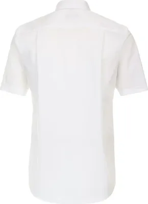 Produktbild von Redmond comfort fit overhemd, korte mouw, popeline, wit