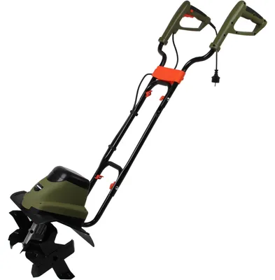 Image de Motoculteur électrique Heinner VSE001, puissance 1000 W, 380 tr/min, largeur de travail 36 cm, profondeur de travail 20 cm