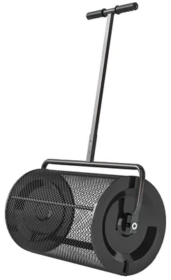 Productafbeelding van Outsunny Compoststrooier 75L, 61x40cm. Meststofstrooier voor gazon en tuin. Tuinstrooier