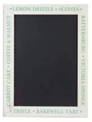 Productafbeelding van Solidchoice - Geprinte Keuken Blackboard A3 met Houten Lijst