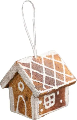 Produktbild von 3D-Weihnachtsornamente aus Schaumstoff: Lebkuchen-/Stern-/Zuckerstangen-Weihnachtsdekoration aus Klebepulver zum Aufhängen am Weihnachtsbaum