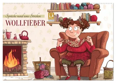 Produktbild von Wollfieber (Wandkalender 2027 DIN A2 quer), CALVENDO Monatskalender